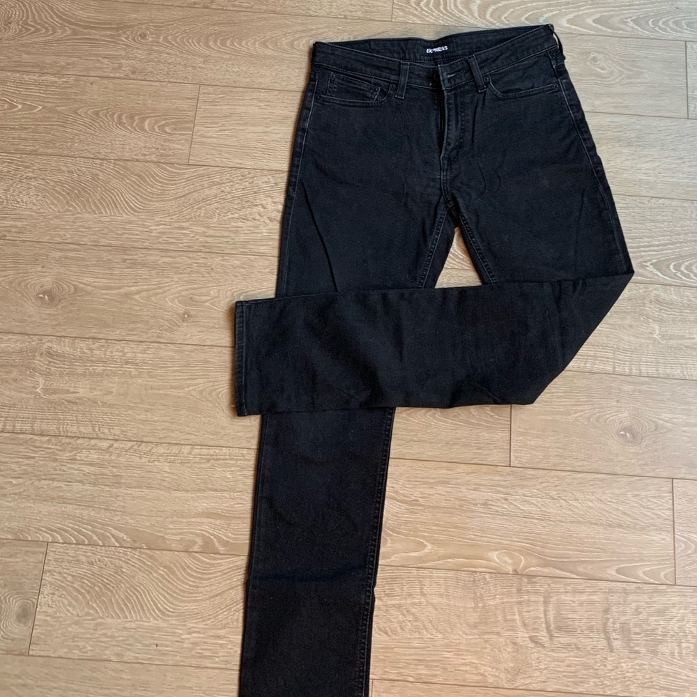 Express Men Black Jeans